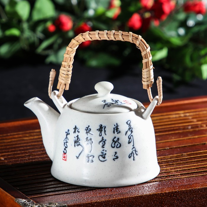 Чайник заварочный «Иероглифы», 300 мл, с металлическим ситом
Чайник заварочный «Иероглифы», 300 мл, с металлическим ситом