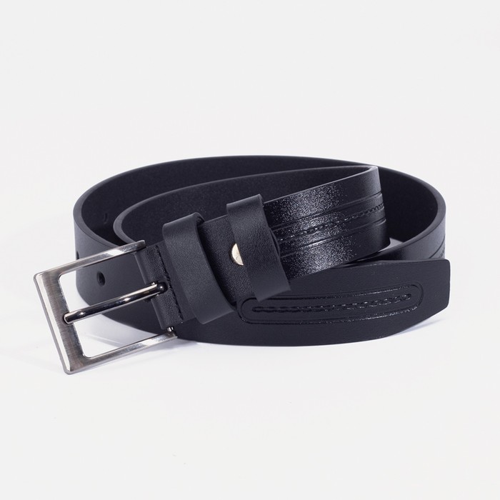 Ремень, ширина 3 см, винт, пряжка металл, цвет чёрный
Ремень, ширина 3 см, винт, пряжка металл, цвет чёрный