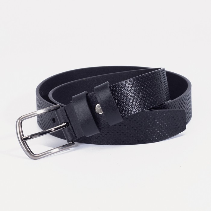 Ремень, ширина 3 см, винт, пряжка металл, цвет чёрный
Ремень, ширина 3 см, винт, пряжка металл, цвет чёрный