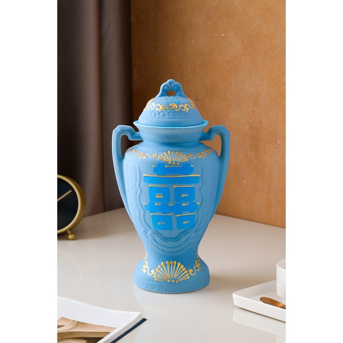 Ваза настольная "Фэн-шуй", голубая, 28.5 см, микс
Ваза настольная "Фэн-шуй", голубая, 28.5 см, микс