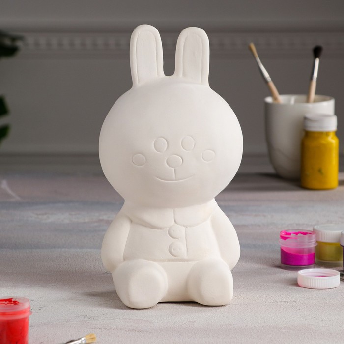 Копилка-раскраска "Зайка Попрыгайка", под роспись, керамика, 24 см
Копилка-раскраска "Зайка Попрыгайка", под роспись, керамика, 24 см