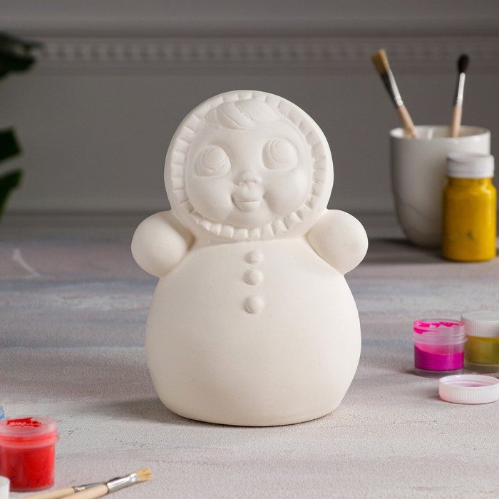 Копилка-раскраска "Неваляшка", под роспись, керамика, 23 см
Копилка-раскраска "Неваляшка", под роспись, керамика, 23 см