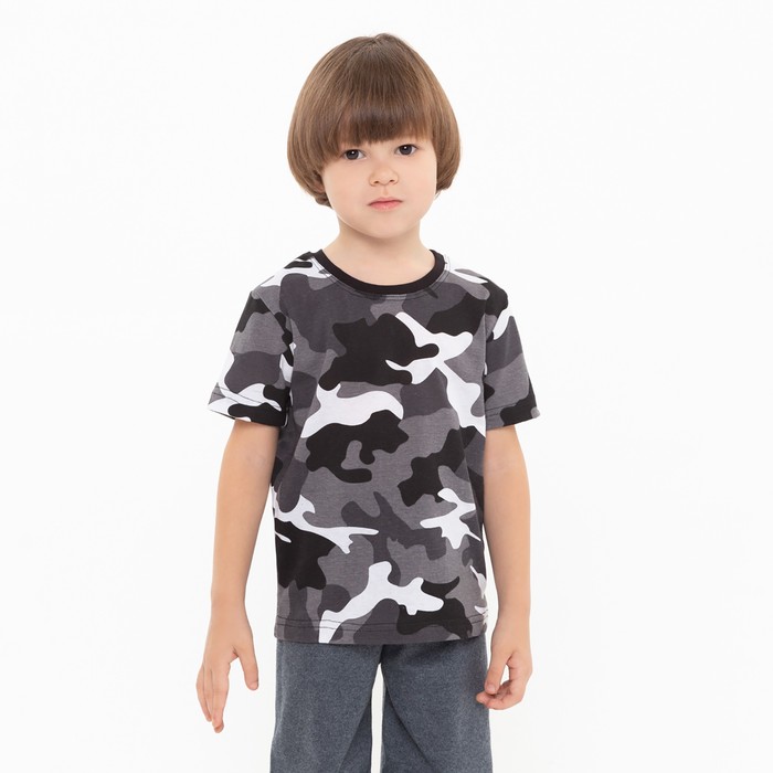 Футболка для мальчика, цвет камуфляж/серый, рост 86-92 см
Футболка для мальчика, цвет камуфляж/серый, рост 86-92 см