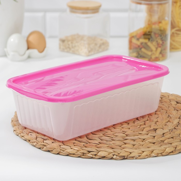 Контейнер пищевой, 3 л, цвет МИКС
Контейнер пищевой, 3 л, цвет МИКС