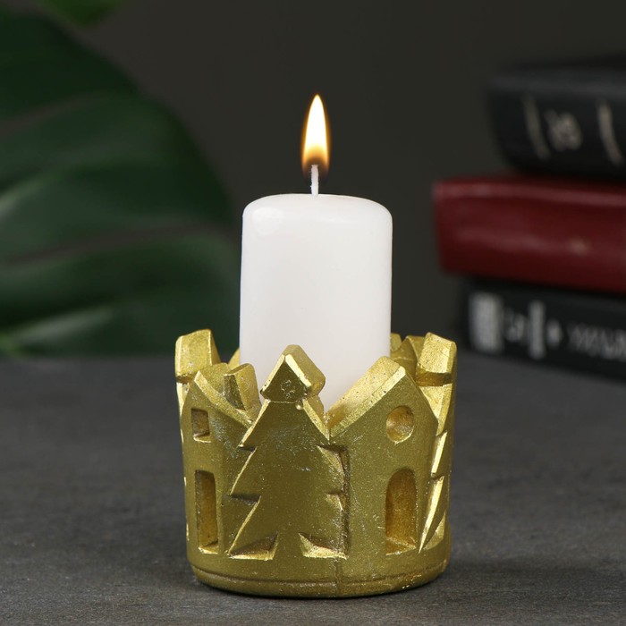 Подсвечник "Новогодняя мечта" золото 6,5см
Подсвечник "Новогодняя мечта" золото 6,5см