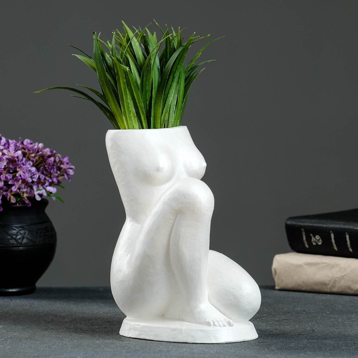 Кашпо - органайзер "Женское тело" перламутр, 18,7см
Кашпо - органайзер "Женское тело" перламутр, 18,7см