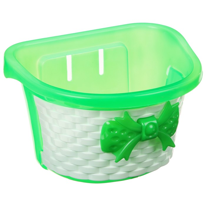 Корзина детская, без креплений, цвет зелёный
Корзина детская, без креплений, цвет зелёный