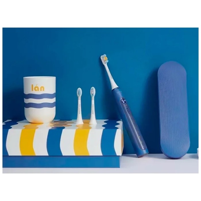 Электрическая зубная щётка Soocas Electric Toothbrush X5, 37200 вибр/мин, 3 насадки, синяя
Электрическая зубная щётка Soocas Electric Toothbrush X5, 37200 вибр/мин, 3 насадки, синяя