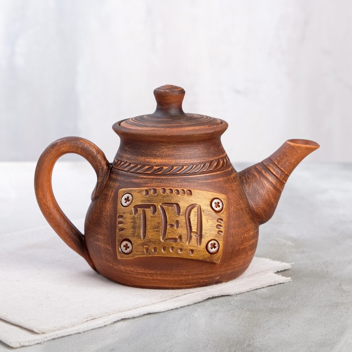 фото Чайник заварочный "tea", красная глина, 0.8 л