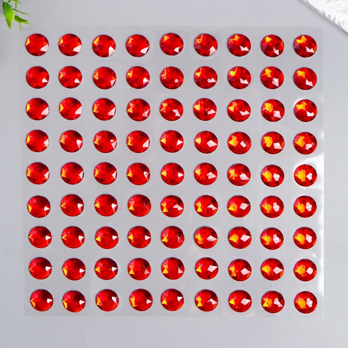 Наклейка пластик стразы "Круглые кристаллы"красные 28,5х23,5 см
Наклейка пластик стразы "Круглые кристаллы"красные 28,5х23,5 см