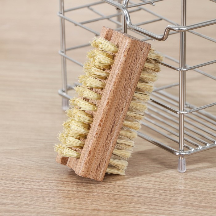 Щётка хозяйственная, 9,5×3,6×2 см, бук, 65 пучков кабан, 32 пучка тампико
Щётка хозяйственная, 9,5×3,6×2 см, бук, 65 пучков кабан, 32 пучка тампико