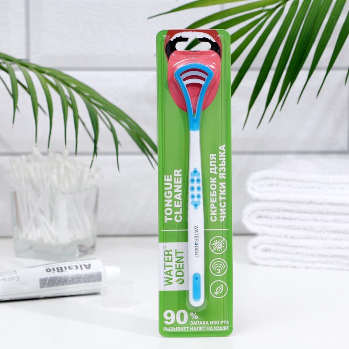 Скребок для чистки языка Waterdent
Скребок для чистки языка Waterdent