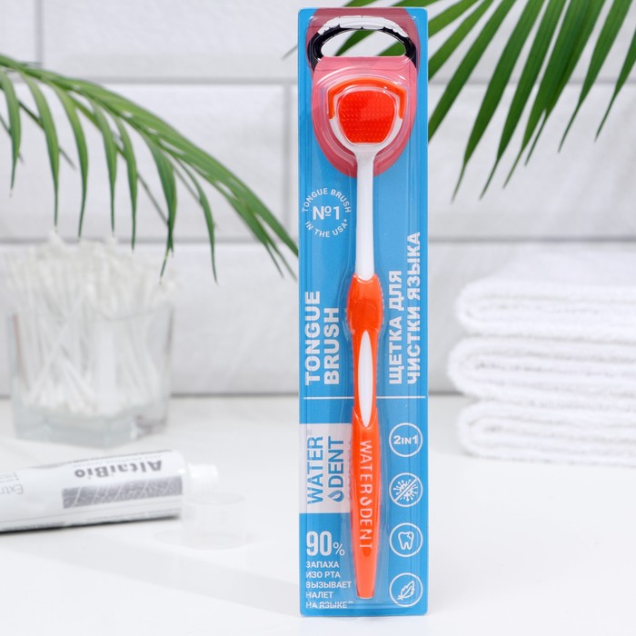 Щётка для чистки языка Waterdent
Щётка для чистки языка Waterdent