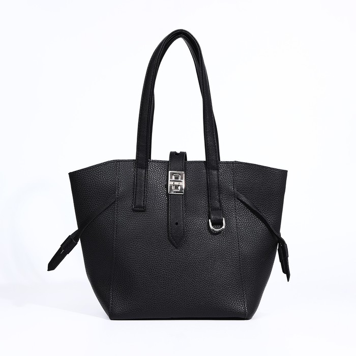 Сумка-тоут на молнии, цвет чёрный
Сумка-тоут на молнии, цвет чёрный