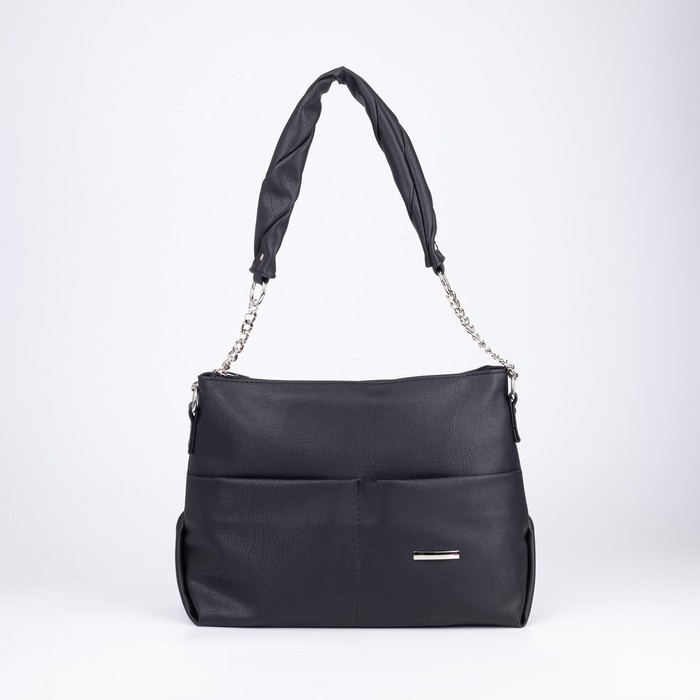 Сумка-мешок на молнии, цвет чёрный
Сумка-мешок на молнии, цвет чёрный