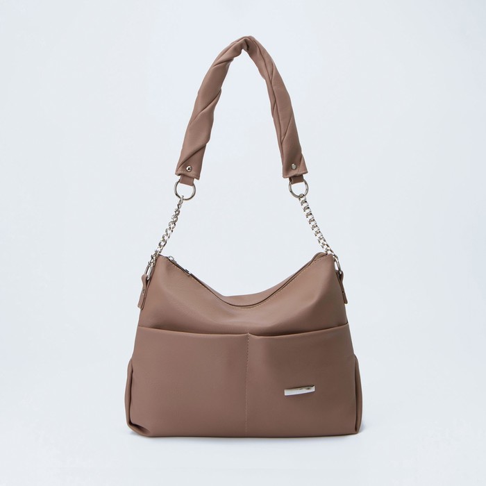 Сумка-мешок на молнии, цвет капучино
Сумка-мешок на молнии, цвет капучино