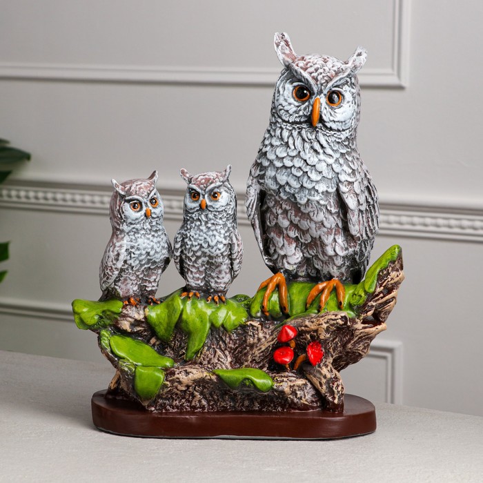 Копилка "Сова с совятами", коричневая, рисованная, гипс, 38х33х14см
Копилка "Сова с совятами", коричневая, рисованная, гипс, 38х33х14см