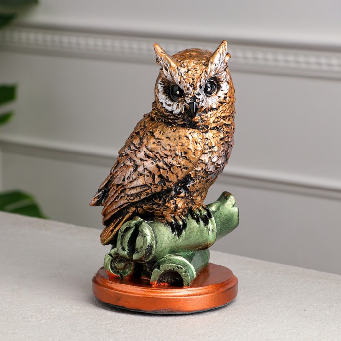 Копилка "Сова на бамбуке", бронза, гипс, 24х14х13 см, микс
Копилка "Сова на бамбуке", бронза, гипс, 24х14х13 см, микс