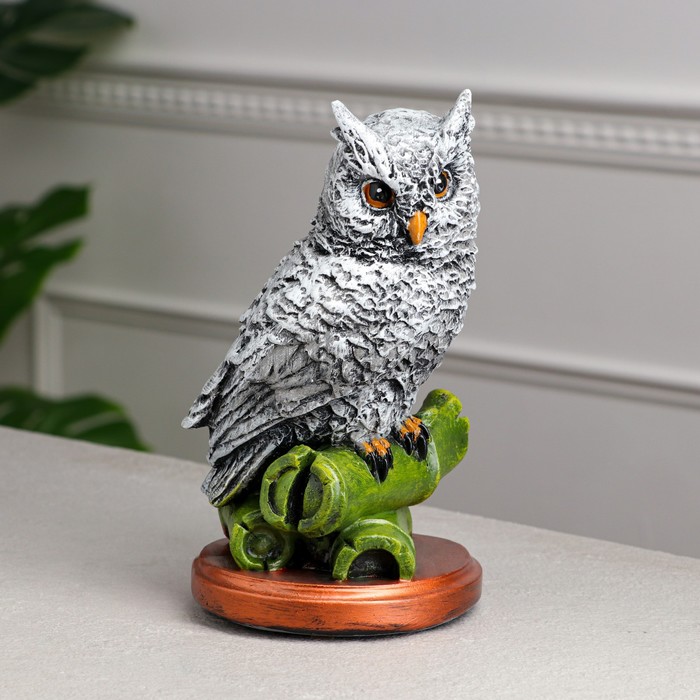 Копилка "Сова на бамбуке", серая, гипс, 24х14х13 см, микс
Копилка "Сова на бамбуке", серая, гипс, 24х14х13 см, микс