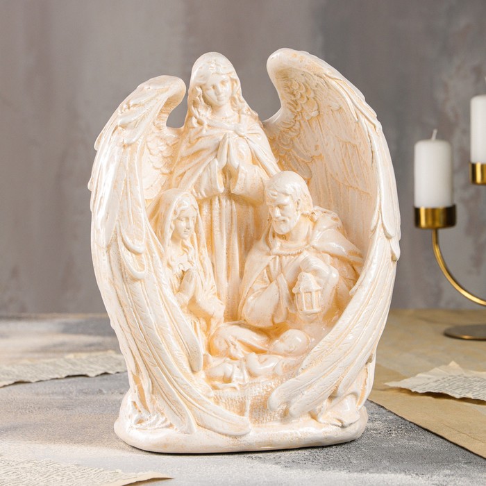 Статуэтка "Вертеп", бежевая, 30х24х15 см
Статуэтка "Вертеп", бежевая, 30х24х15 см