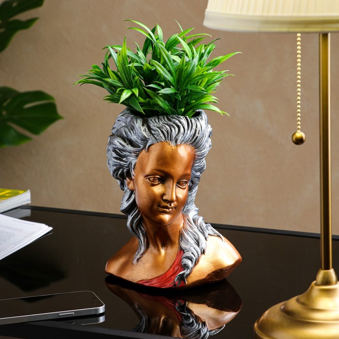 Кашпо "Голова", бронза, красный 21х14х17 см, 1 л
Кашпо "Голова", бронза, красный 21х14х17 см, 1 л