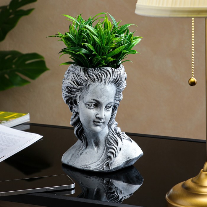 Кашпо "Голова", камень, 21х14х17 см, 1 л
Кашпо "Голова", камень, 21х14х17 см, 1 л