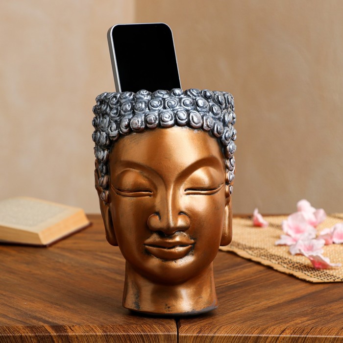 Кашпо "Будда", бронза, 16х14х21 см, 0.4 л
Кашпо "Будда", бронза, 16х14х21 см, 0.4 л