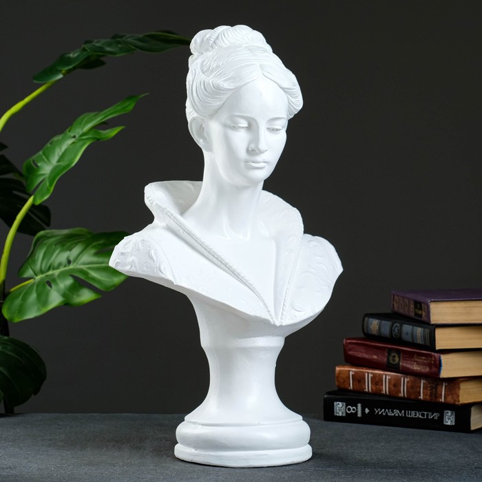 Фигура "Бюст Дианы" белый, 32х48см
Фигура "Бюст Дианы" белый, 32х48см