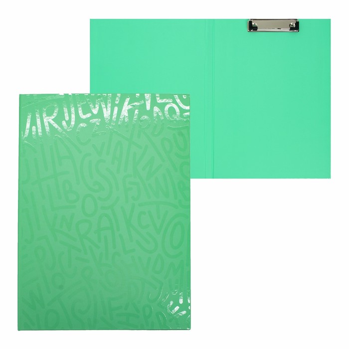 Папка-планшет A4 с крышкой Lamark "Delight Time", с верхним зажимом, ламинированный картон, корешок 10 мм, мята
Папка-планшет A4 с крышкой Lamark "Delight Time", с верхним зажимом, ламинированный картон, корешок 10 мм, мята