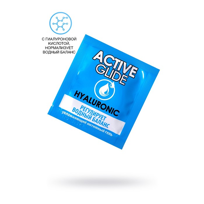 Увлажняющий интимный гель Active Glide Prebiotic, саше 3 мл УТ-00002064 - Биоритм - Универсальные интимные смазки - Купить