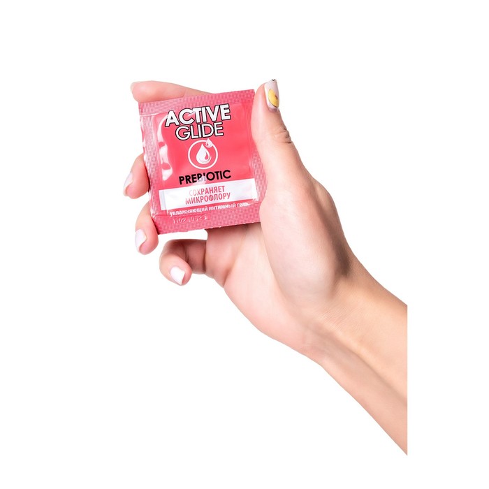 Увлажняющий интимный гель Active Glide Prebiotic, саше 3 мл УТ-00002064 - Биоритм - Универсальные интимные смазки - Купить