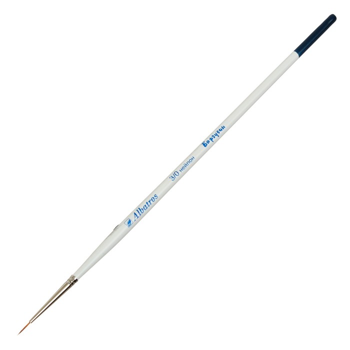 Кисть Синтетика Круглая, серия "Баргузин" нейлон №3/0, d-0.7 мм, L-7.0 мм (короткая ручка)
Кисть Синтетика Круглая, серия "Баргузин" нейлон №3/0, d-0.7 мм, L-7.0 мм (короткая ручка)