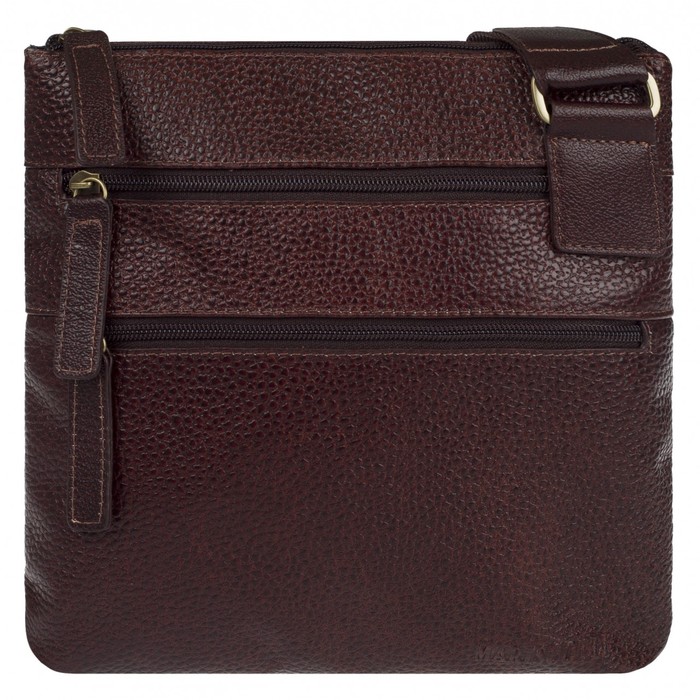 фото 2-735к планшет, отдел на молнии цвет коричневый 23х23х3см franchesco mariscotti