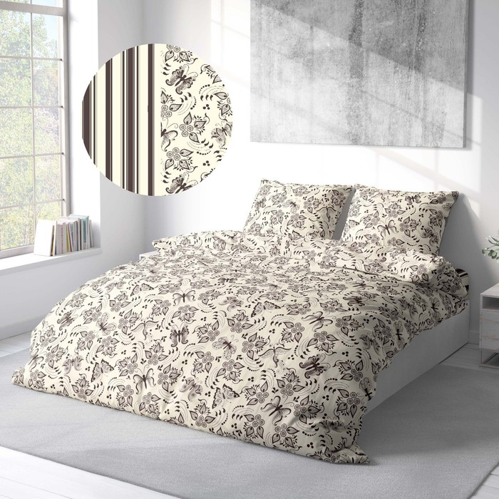 Постельное бельё 1.5сп Русский дом «Бабочки бежевый с компаньоном" 145х215, 150х215, 70х70см 2 шт, бязь
Постельное бельё 1.5сп Русский дом «Бабочки бежевый с компаньоном" 145х215, 150х215, 70х70см 2 шт, бязь