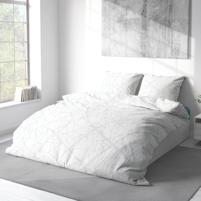 Постельное бельё 1.5 сп «Русский дом: Геометрия, бирюза с компаньоном» 145х215 см, 150х215 см, 70х70 см 2 шт, бязь
Постельное бельё 1.5 сп «Русский дом: Геометрия, бирюза с компаньоном» 145х215 см, 150х215 см, 70х70 см 2 шт, бязь