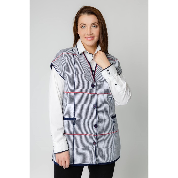 Жилет женский, размер 62
Жилет женский, размер 62