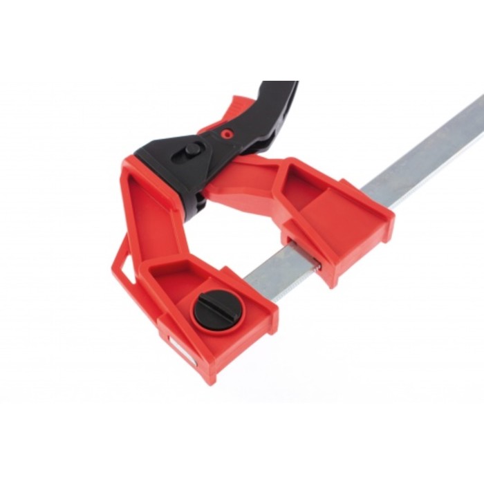 фото Струбцина реечная matrix, рычажно-храповый зажим, зажим 250х100х401 мм, штанга 5х22 мм