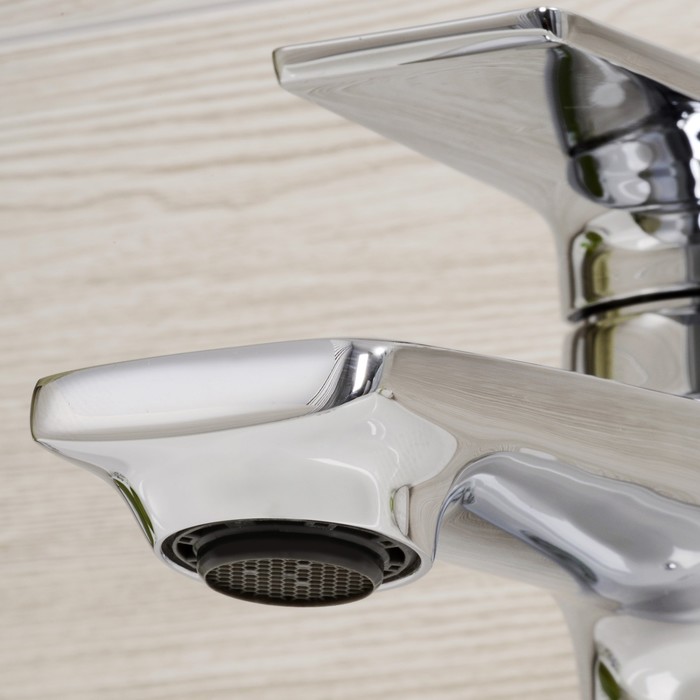 фото Смеситель для раковины wasserkraft lopau 3203, однорычажный, излив 121 мм, хром