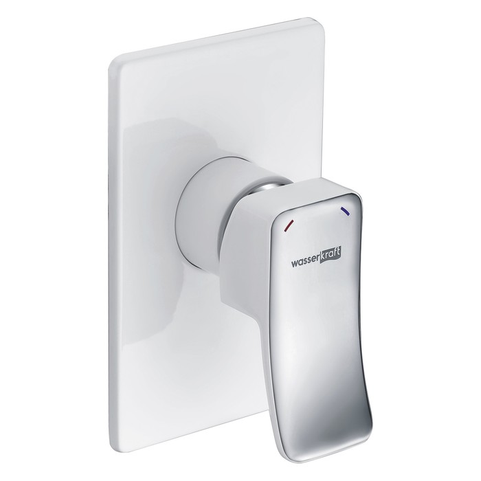 Смеситель для душа WasserKraft Aller 10651WHITE, однорычажный, без лейки, без излива, белый 757787
Смеситель для душа WasserKraft Aller 10651WHITE, однорычажный, без лейки, без излива, белый 757787
