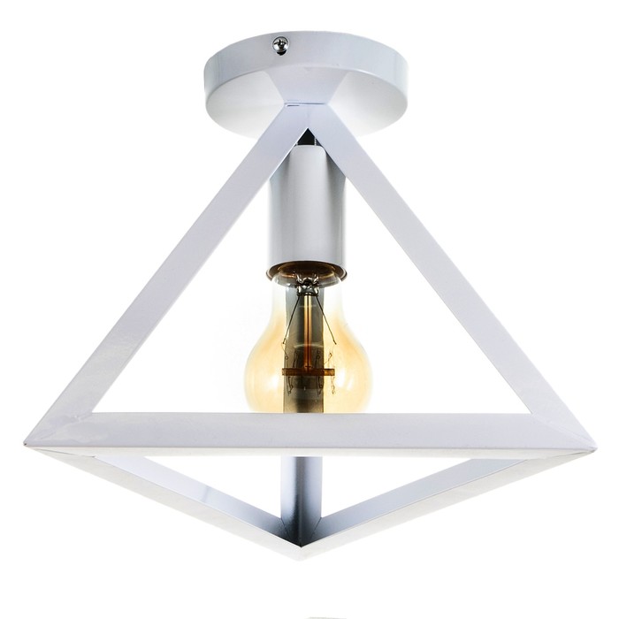 Светильник "Пирамида" 1хE27 40Вт белый 23х23х20 см
Светильник "Пирамида" 1хE27 40Вт белый 23х23х20 см