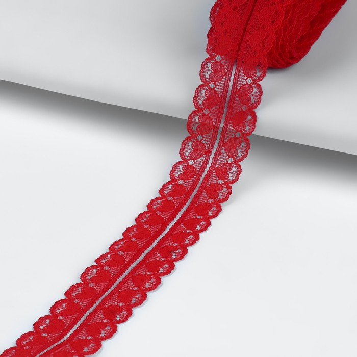 Кружево капроновое, 30 мм × 10 ± 1 м, цвет красный
Кружево капроновое, 30 мм × 10 ± 1 м, цвет красный