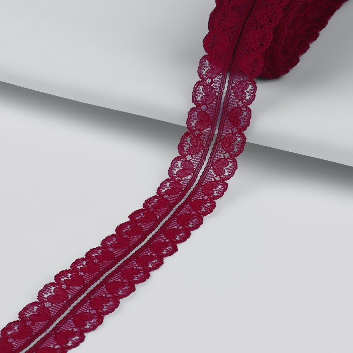 Кружево капроновое, 30 мм × 10 ± 1 м, цвет бордовый
Кружево капроновое, 30 мм × 10 ± 1 м, цвет бордовый