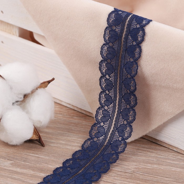 Кружево капроновое, 30 мм × 10 ± 1 м, цвет тёмно-синий
Кружево капроновое, 30 мм × 10 ± 1 м, цвет тёмно-синий