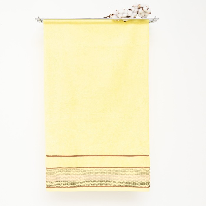 Полотенце махровое Магнолия 70х140 см, желтый, хл 100%, 430 г/м2
Полотенце махровое Магнолия 70х140 см, желтый, хл 100%, 430 г/м2