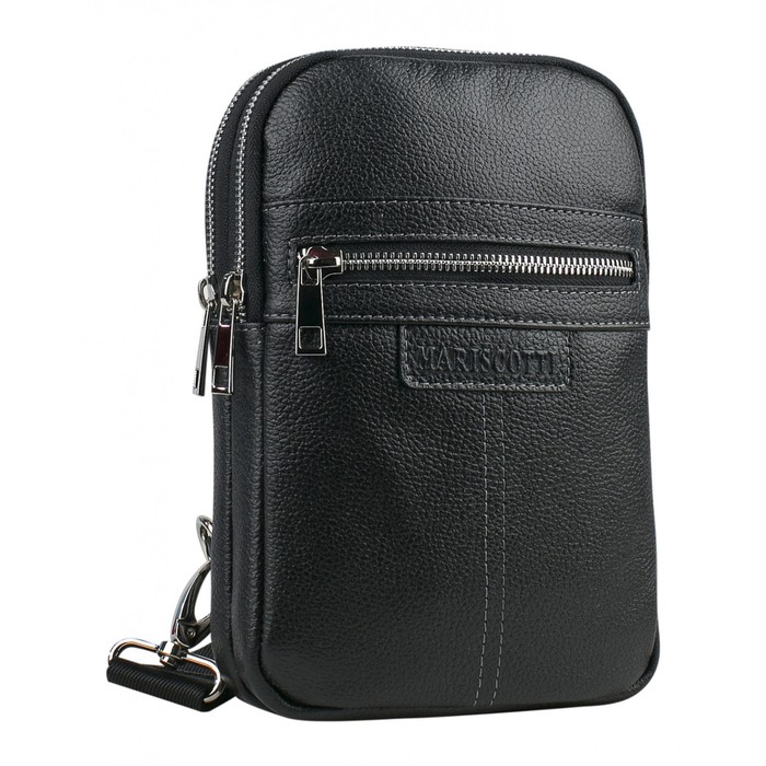 фото 2-987к планшет, 2 отдела на молнии, цвет черный 15,5х24х5см franchesco mariscotti