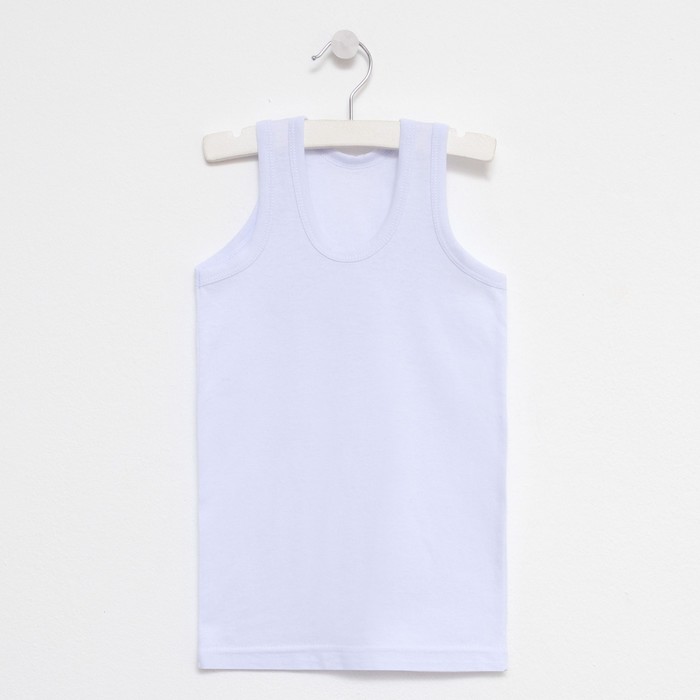 Майка детская, цвет белый, рост 110-116 см
Майка детская, цвет белый, рост 110-116 см