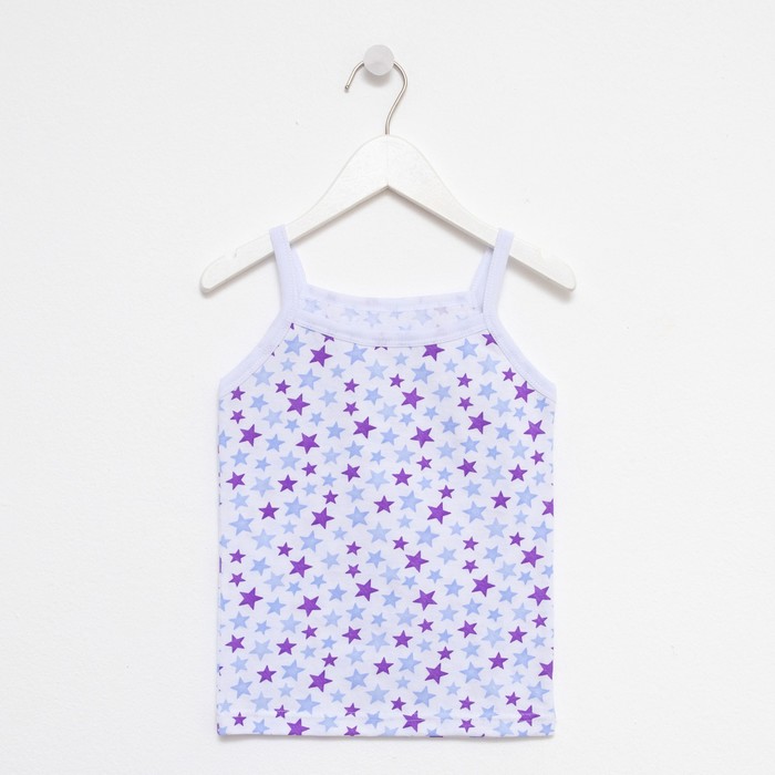 Майка для девочки, цвет белый/звезды, рост 122
Майка для девочки, цвет белый/звезды, рост 122