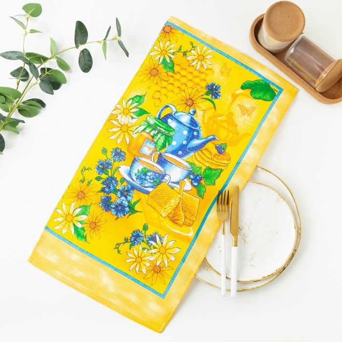 Полотенце вафельное «Чаепитие» 35х60 см, жёлтый МИКС, 10 шт
Полотенце вафельное «Чаепитие» 35х60 см, жёлтый МИКС, 10 шт