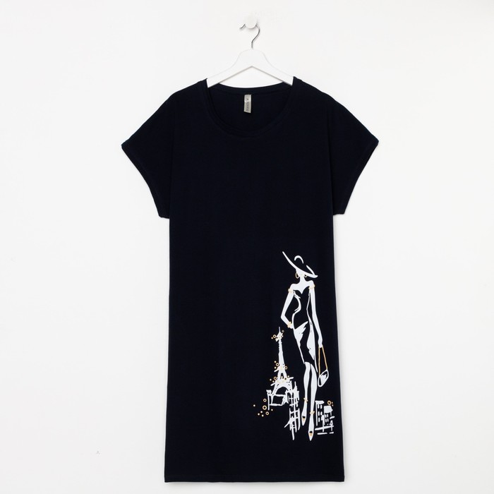 Платье женское, цвет темно-синий, размер 56
Платье женское, цвет темно-синий, размер 56