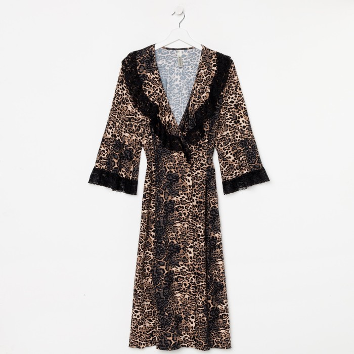 Халат женский, цвет коричневый, размер 54
Халат женский, цвет коричневый, размер 54